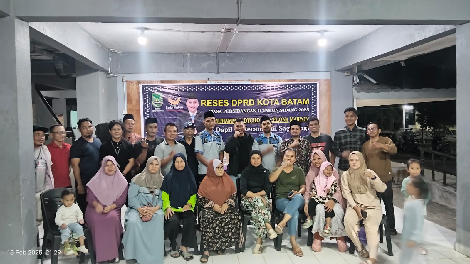 Reses di Dapil Sagulung, Muhammad Dycho Barcelona Maryon Tampung Aspirasi Masyarakat
