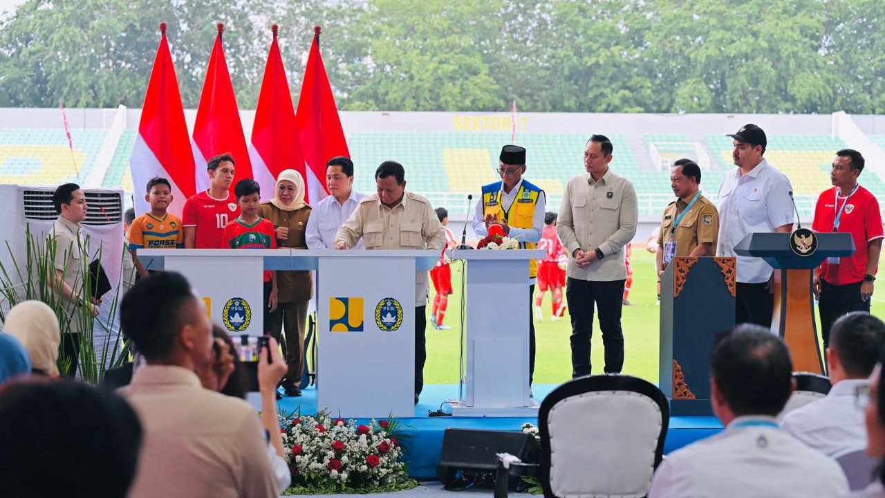 Dukung Olahraga Nasional, Presiden Prabowo Resmikan 17 Stadion di Indonesia Berstandar FIFA