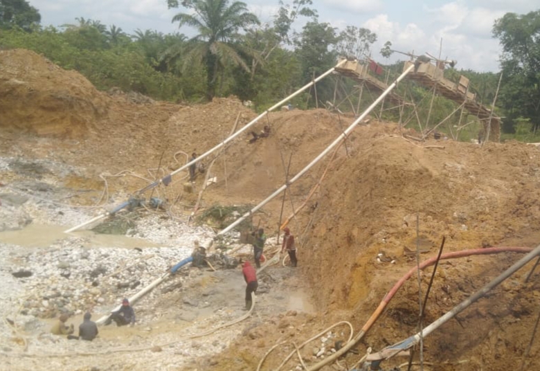 Aktivitas PETI Milik AR Diduga Ilegal dan Masih Beroperasi