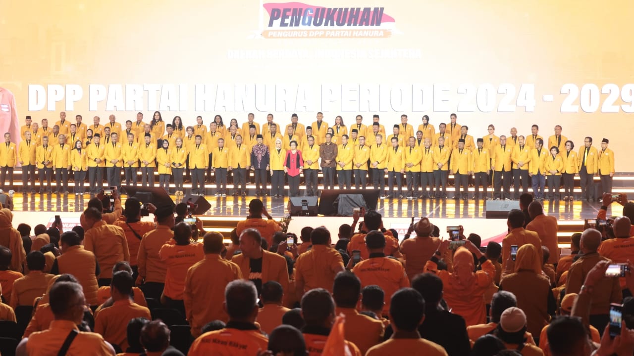 Partai Hanura Resmi Kukuhkan Pengurus Pusat dengan Masa Jabatan 2024-2029