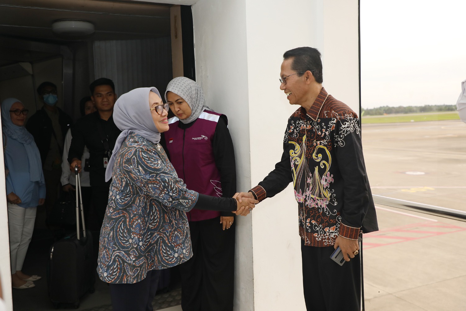 Sinergi Pusat dan Daerah, Wali Kota Amsakar Sambut Kedatangan Menteri PPPA dan Kemenko Imipas serta Wamen BUMN RI