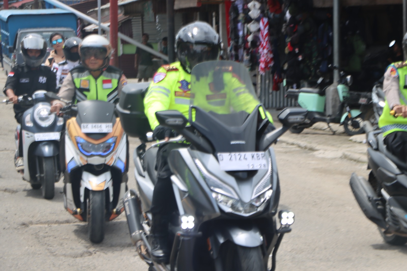 Polres Nias Selatan Beri Rasa Aman Kepada Peserta KOPDARGABSU Ke 24