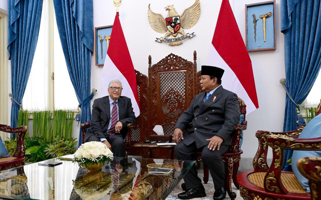 Presiden Prabowo Sambut Bill Gates, Bahas Kerja Sama Kesehatan Global