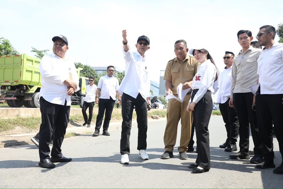 Wujudkan Kota Modern, Dua Pemimpin Batam Tinjau Titik Pelebaran Jalan