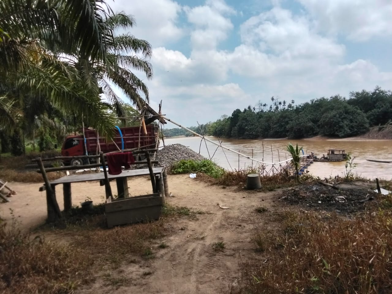 Aktivitas PETI di Aliran Sungai Merangin Kembali Beroperasi, Diduga Pemiliknya Berinisial AG