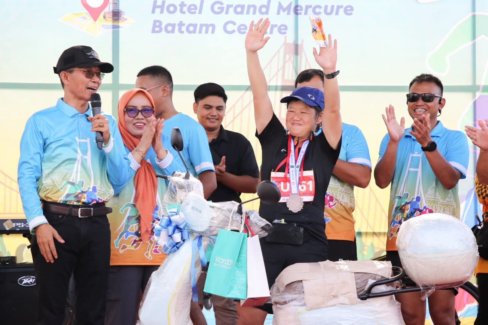 Ajang Batam 10K 2025, Amsakar Bangga atas Antusias Peserta dan Kepada Sang Juara dari Daerah Asal