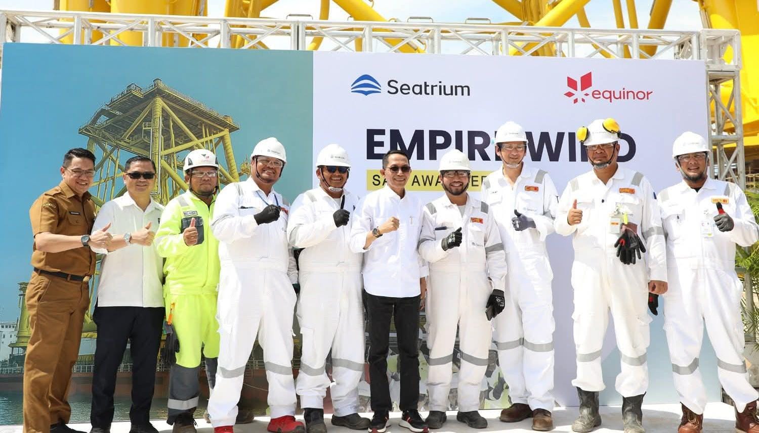 Pelepasan Jacket Proyek Wind Tower, Amsakar: Titik Awal Kebangkitan Industri di Kota Batam