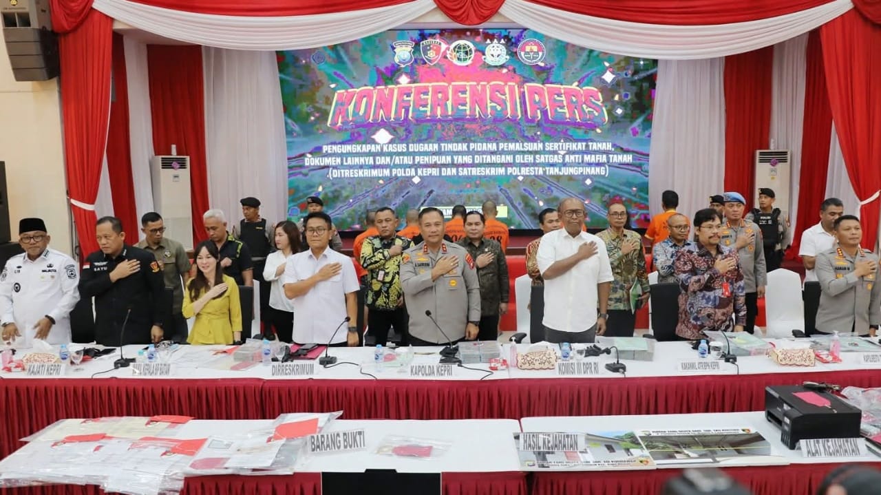 Polda Kepri Ungkap Kasus Mafia Tanah Waki Wali Kota Batam Beri Apresiasi
