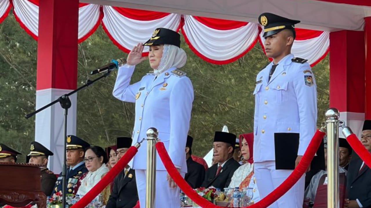 Kabupaten Natuna Gelar Upacara Peringatan Detik-Detik Proklamasi Kemerdekaan RI ke-80