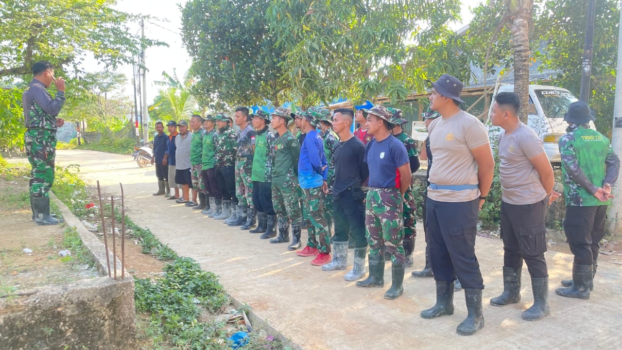 Satgas TMMD 125 Kodim 0316/Batam Awali Pembangunan dengan Semangat Doa dan Kebersamaan
