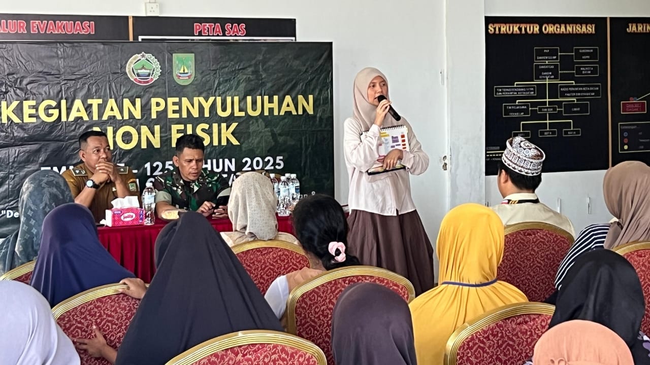 Satgas TMMD 125 Kodim 0316/Batam Gandeng Puskesmas Sambau Lakukan Penyuluhan KB Kesehatan dan Stunting