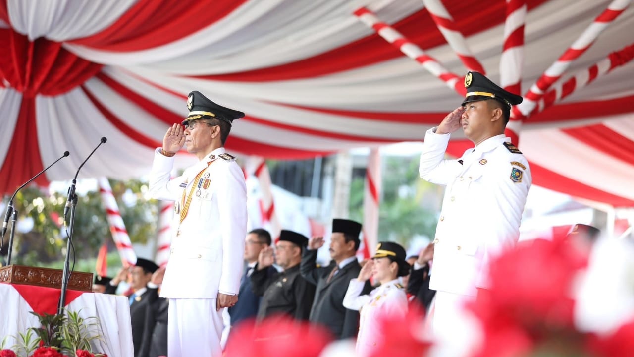 Upacara HUT RI ke-80 di Kota Batam Berjalan Lancar,, Paskibraka Sukses Kibarkan Bendera Merah Putih