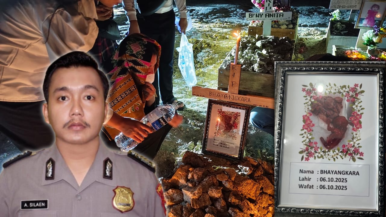 Hasil Hubungan Gelap Oknum Polisi dengan Bidan Diberi Nama Bhayangkara, Dikubur di TPU Temiang Kota Batam