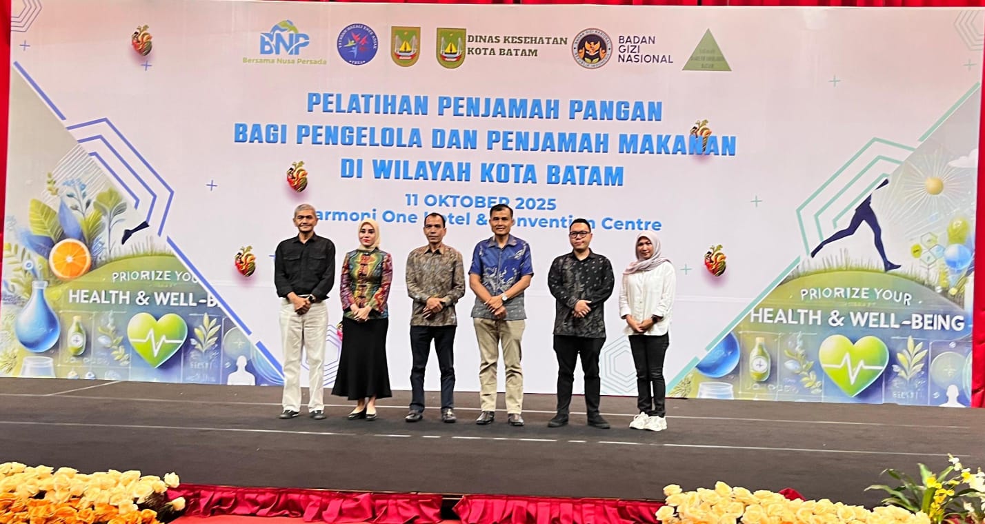 Dukung Program Gizi Nasional, Tiga Yayasan di Batam Gelar Pelatihan Penjamah Pangan