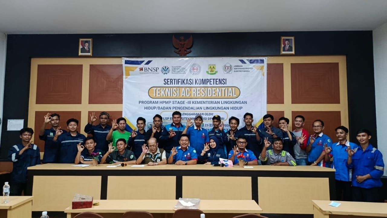Mencetak SDM Unggul, Uji Kompetensi Sertifikasi BNSP Teknisi Pendingin Sukses Digelar di SMK Negeri 3 Batam