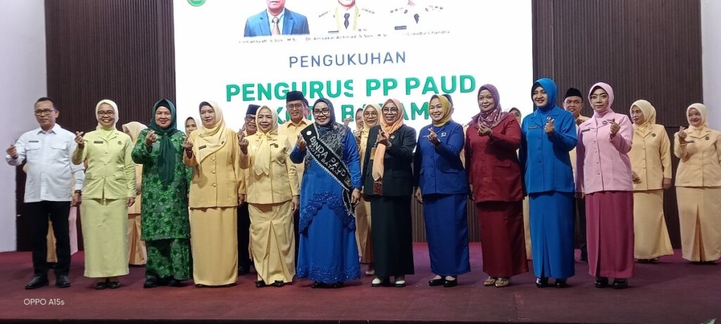Sekretaris Komisi IV DPRD Kota Batam Hadiri Pengukuhan Pengurus PP PAUD Tingkat Kota