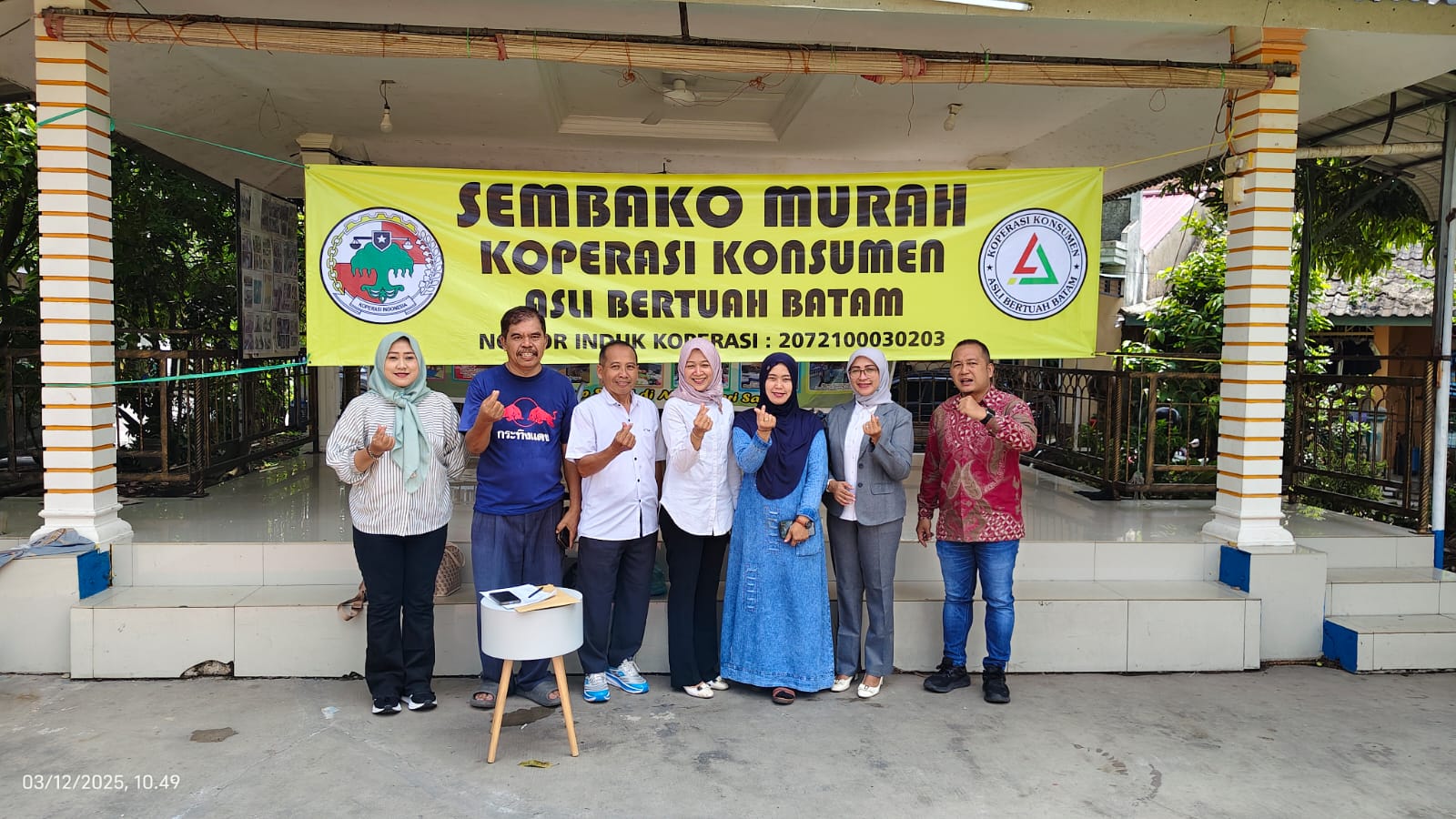 Perdana Setelah Diluncurkan, Koperasi Konsumen Asli Bertuah Batam Gelar Sembako Murah Kepada Warga