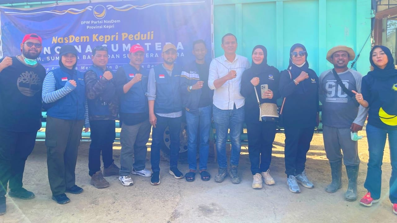 Tim NasDem Kepri Peduli Akhirnya Tiba di Aceh Seusai Tempuh Perjalanan Darat Lebih dari 1.000