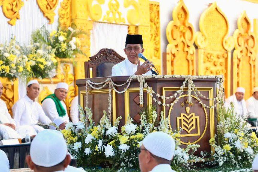 Wali Kota Amsakar Hadiri Haul Akbar Ke-16, Ribuan Jemaah Padati Masjid Agung Raja Hamidah