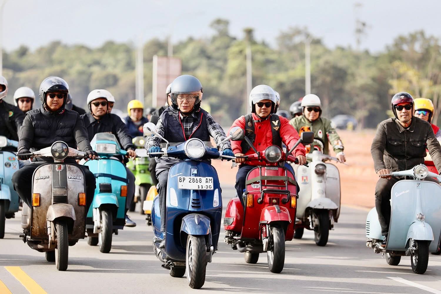 Dari Konvoi Hingga Silaturahmi, March of the Mods 2026 Jadi Panggung Kebersamaan Komunitas Vespa di Batam
