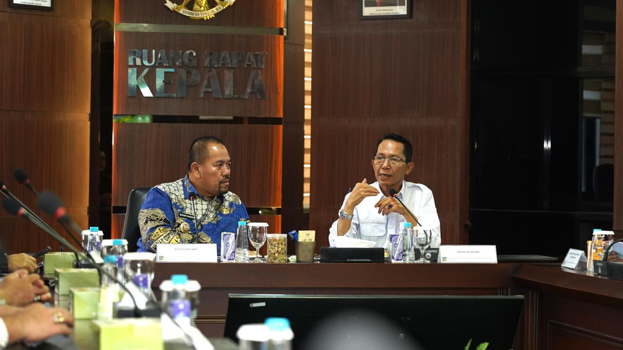 Kunjungi BP Batam Bupati Batu Bara Tertarik Replikasi Model Investasi dan Air Bersih Batam