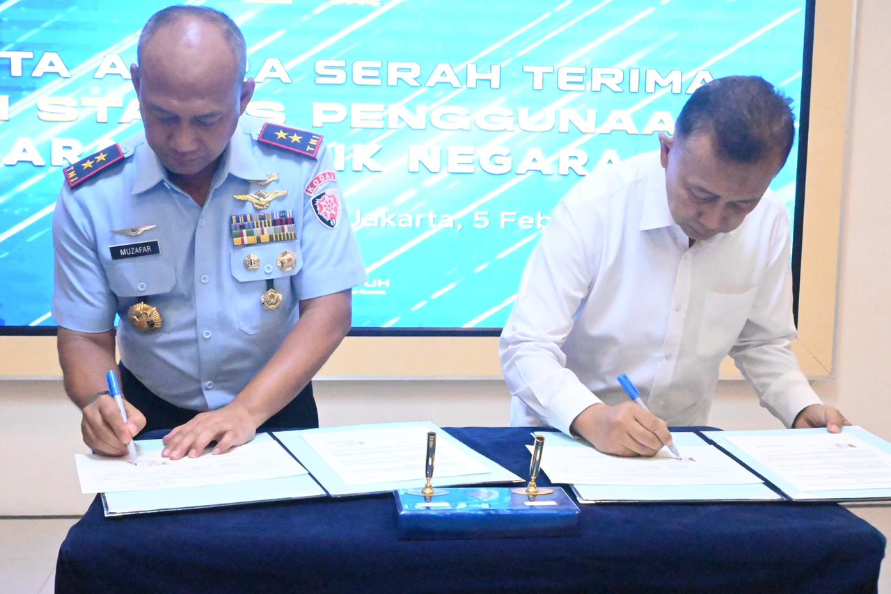 BP Batam Serahkan Status Penggunaan BMN kepada TNI AU