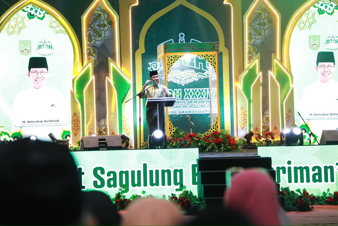Wali Kota Batam Buka MTQH Tingkat Kecamatan Sagulung: Bumikan Nilai Qurani dan Jaga Kebersihan Kota