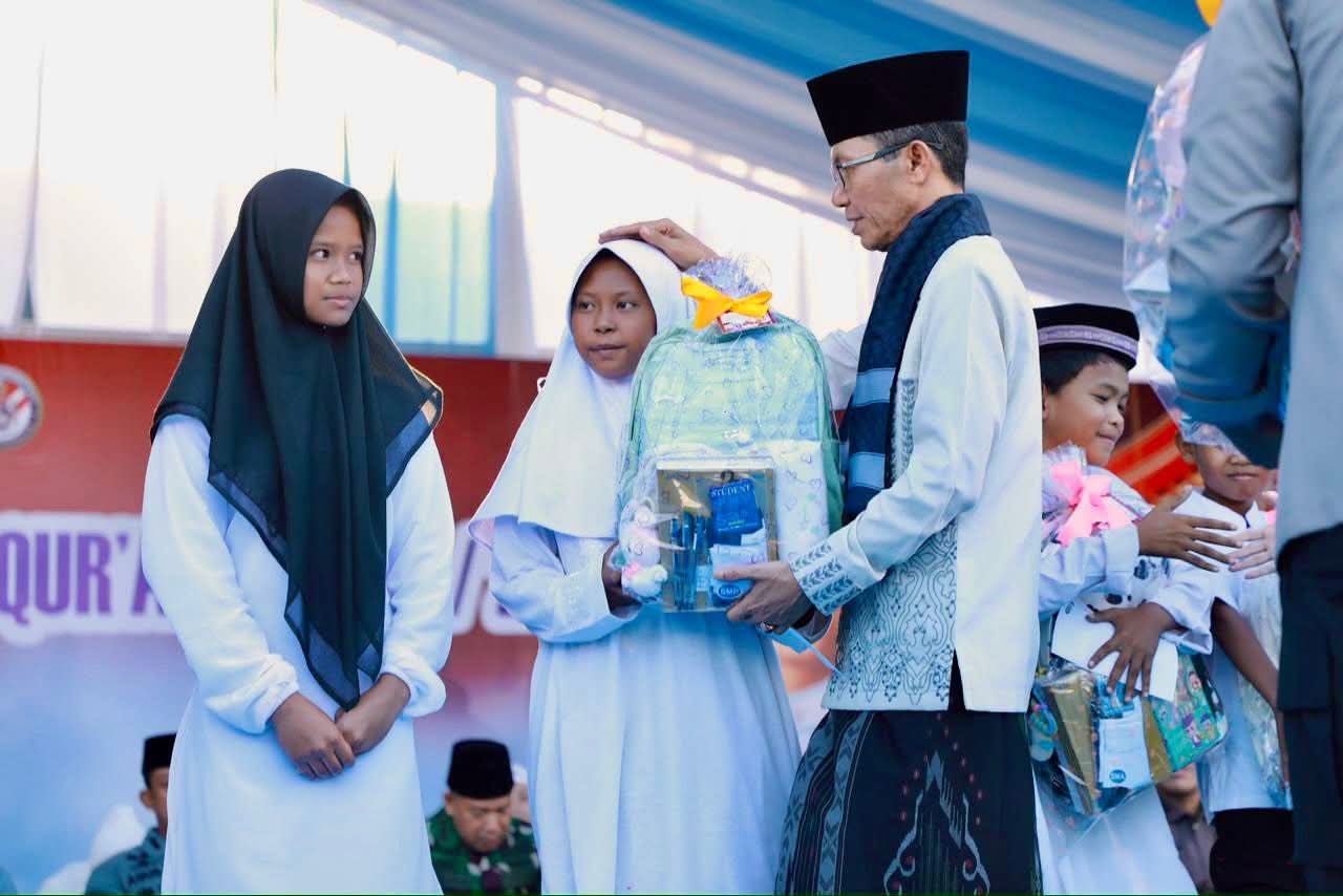 Hadiri Peringatan Nuzululqur’an di Mapolresta Barelang, Amsakar dan Li Claudia Tekankan Harmoni di Batam