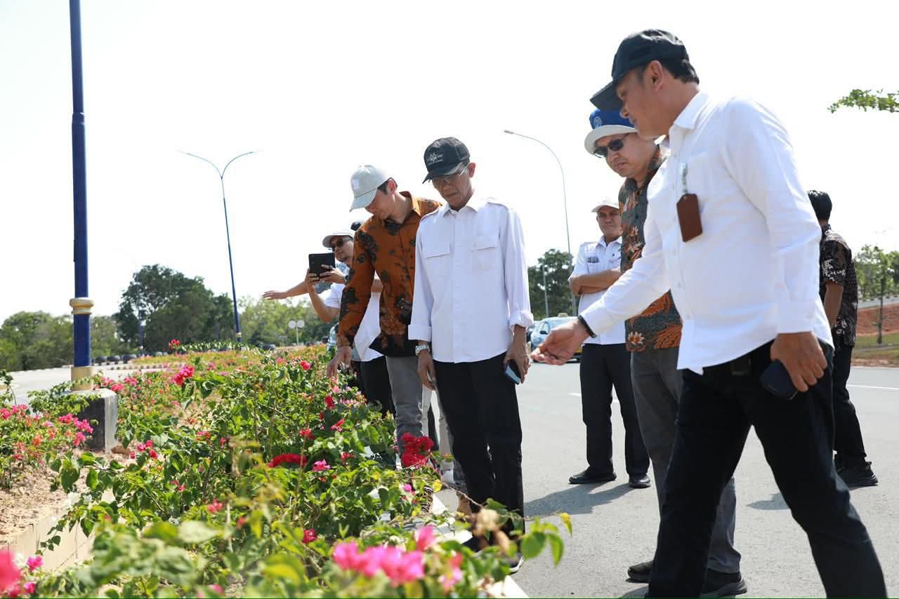 Percantik Wajah Kota Batam, Amsakar Tinjau Proyek Taman hingga Infrastruktur Jalan dan Drainase