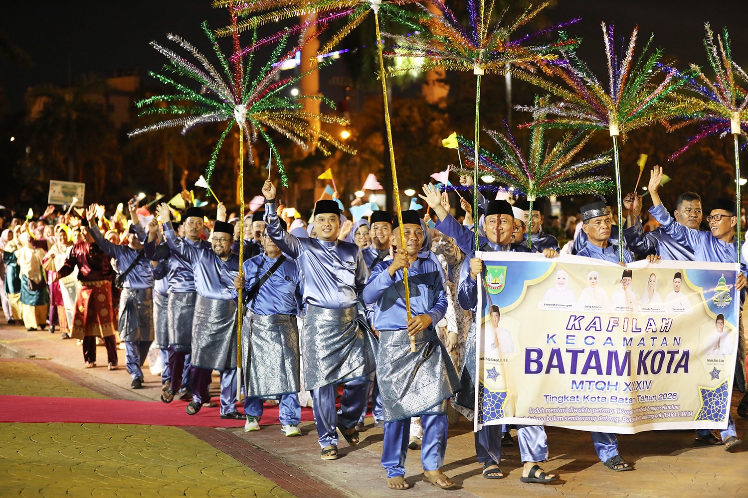 Dihadiri Ribuan Warga, Pembukaan MTQH XXXIV Kota Batam Meriah dan Semarak