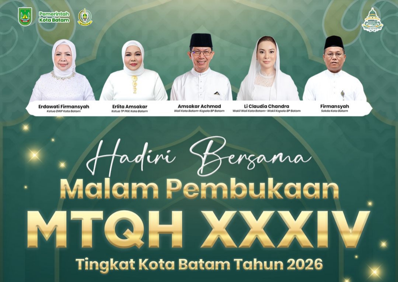Hadiri MTQH XXXIV Tingkat Kota Batam Tahun 2026