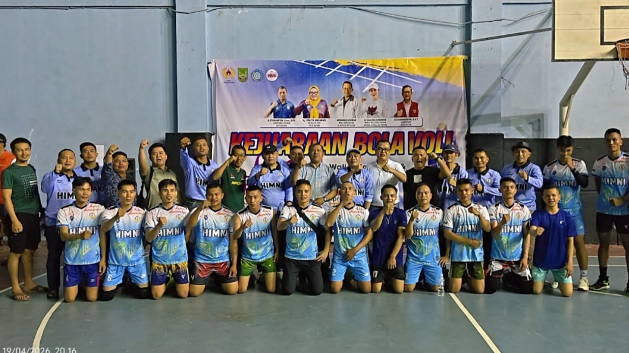 HIMNI Kalahkan Botania RW 43 di Piala Bola Voli Wali Kota Batam 2026
