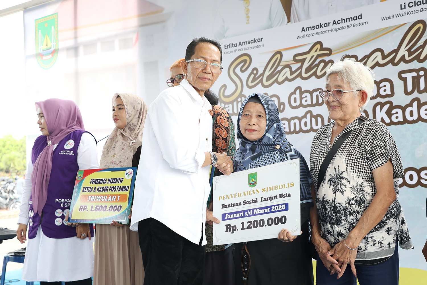 Tiap Bulan, Lansia di Batam Dapat Bantuan Sosial Rp400 Ribu