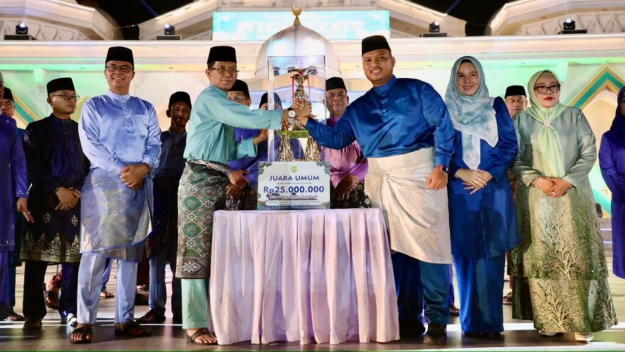 Wali Kota Apresiasi MTQH XXXIV Berlangsung Sukses, Kecamatan Sagulung Juara Umum