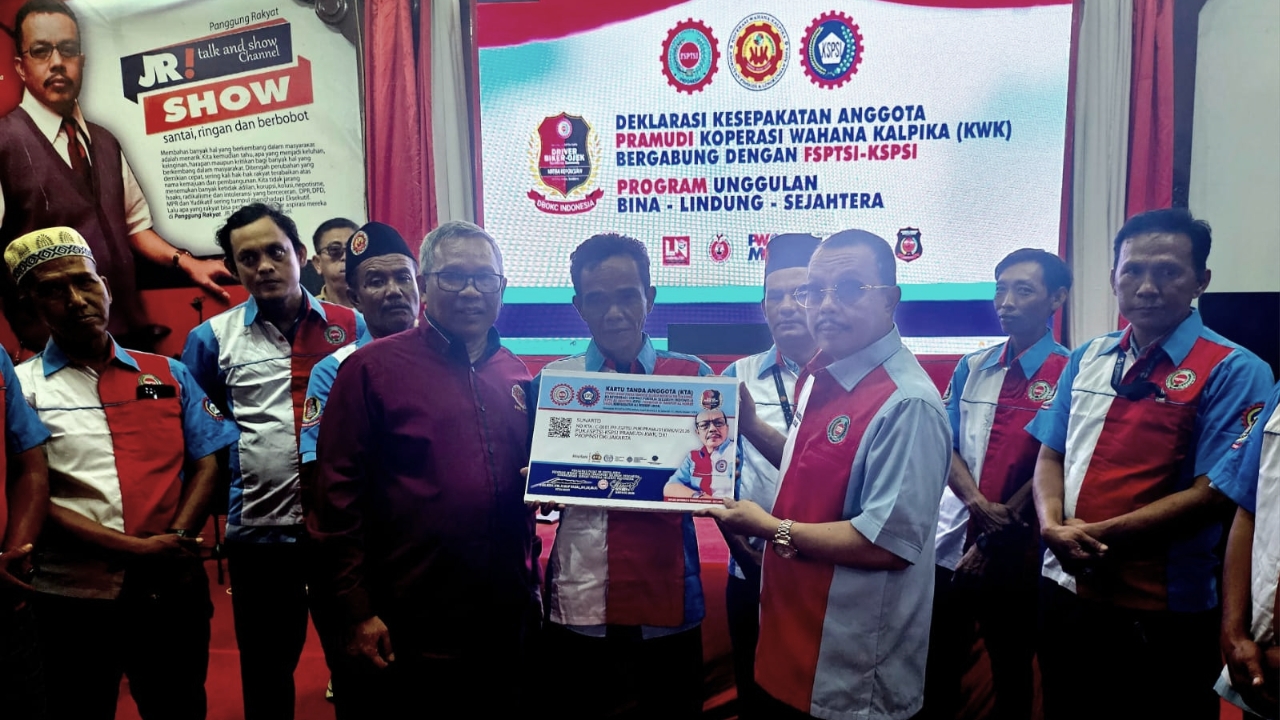 Siapkan Beasiswa Bagi Pengemudi, Sebanyak 4.000 Pramudi KWK Jakarta Bergabung di FSPTSI-KSPSI