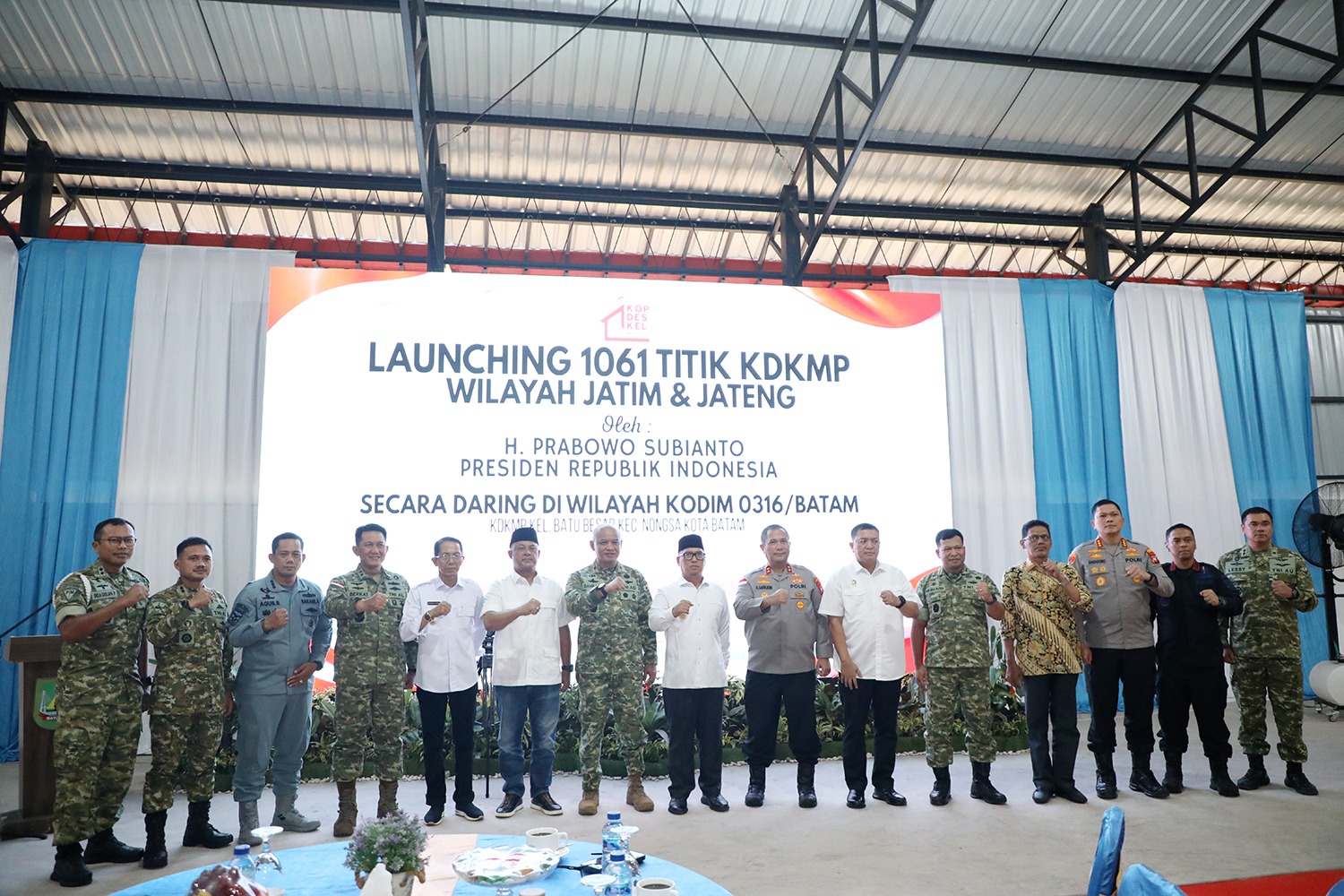 Wali Kota Amsakar Hadiri Peresmian KDKMP: Batam Percepat Pembangunan Koperasi Merah Putih di 64 Kelurahan