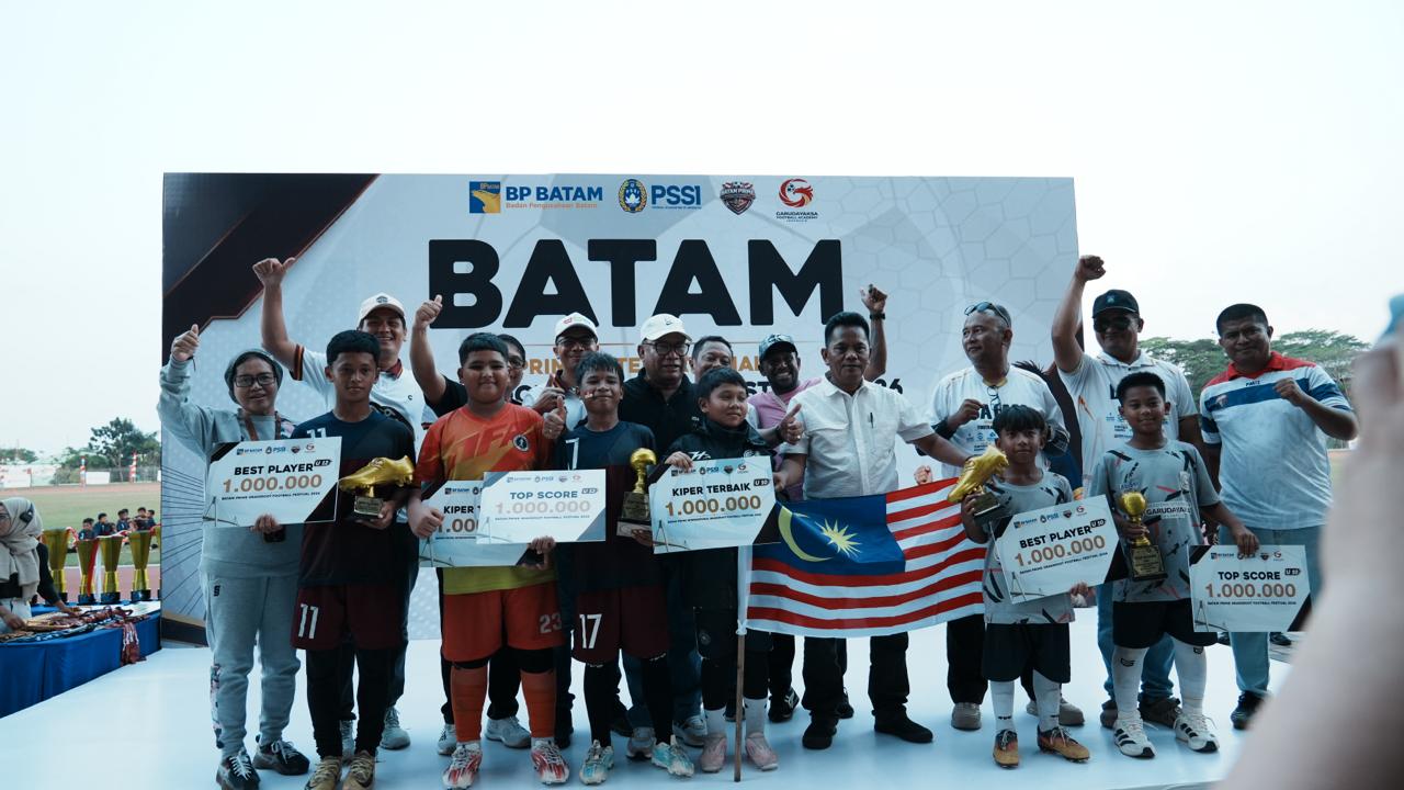 BP Batam Dukung Pembinaan Sepak Bola Usia Dini melalui Batam Prime International Grassroot Football Festival 2026