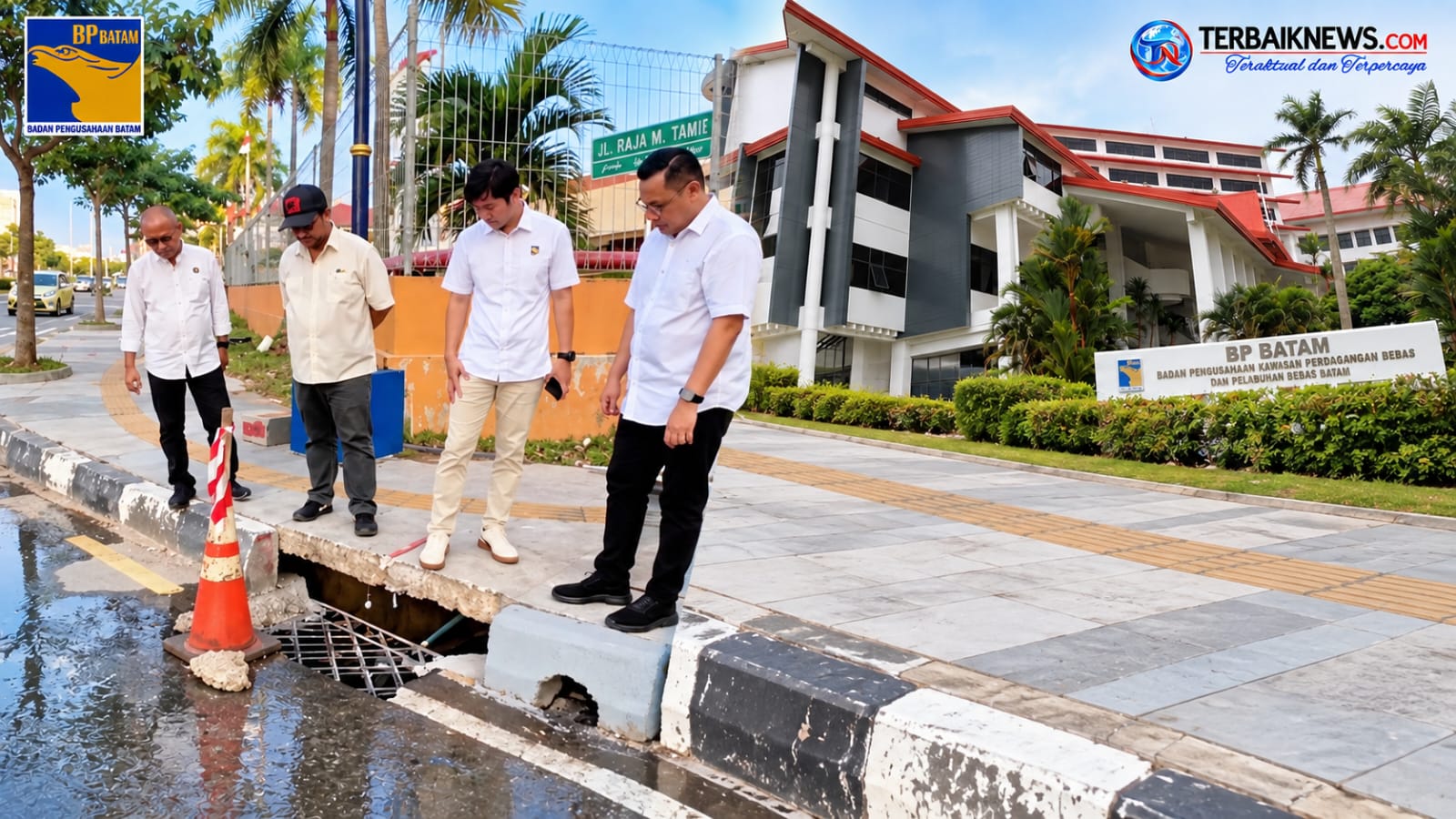 18 Titik Rawan Genangan di CBD Batam Center Diuji, BP Batam Coba Sistem Subdrain