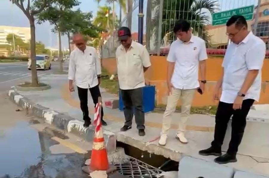 BP Batam Uji Subdrain di 18 Titik CBD Batam Center