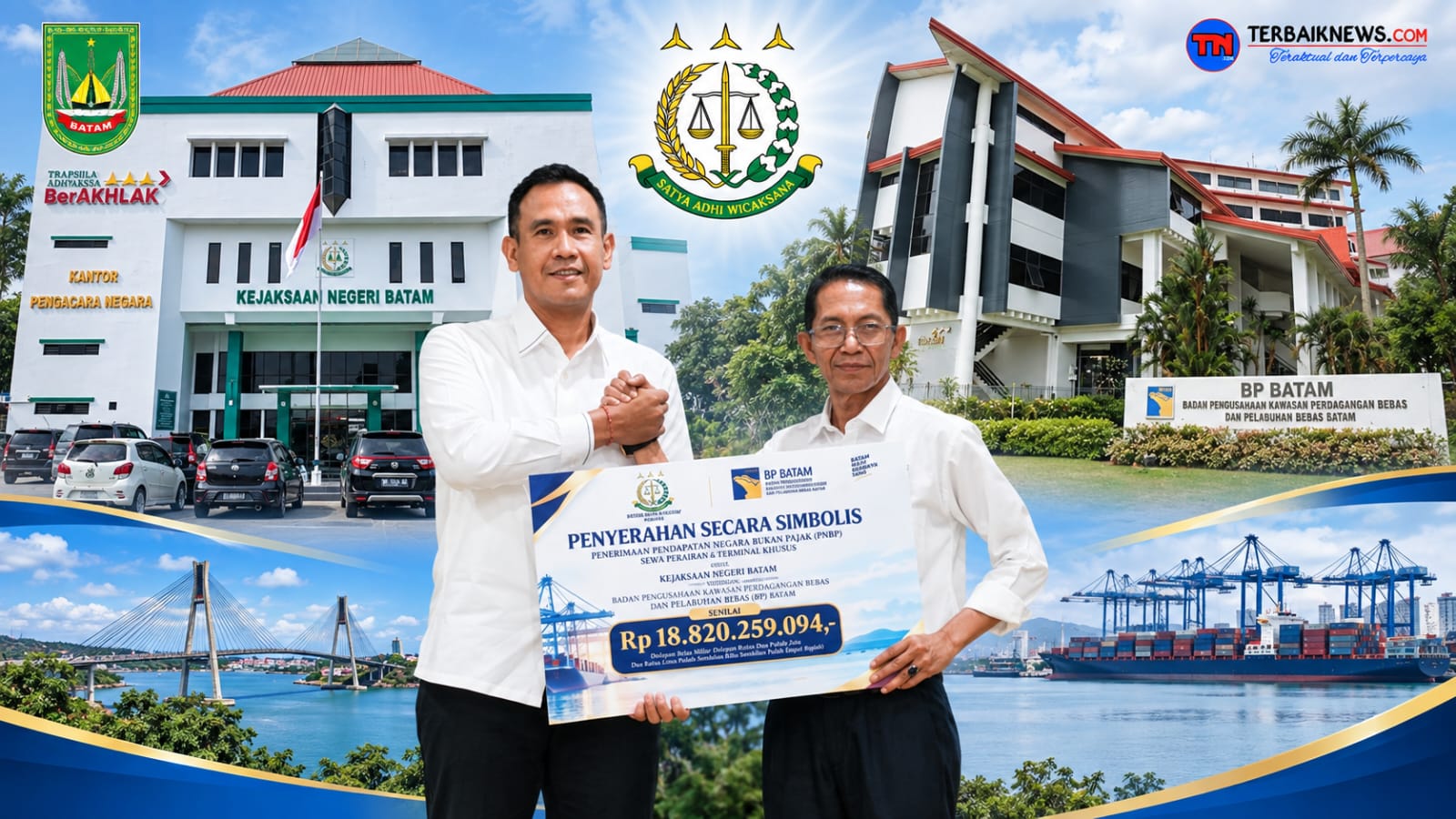 BP Batam dan Kejari Batam Tuntaskan PNBP Rp18,82 Miliar