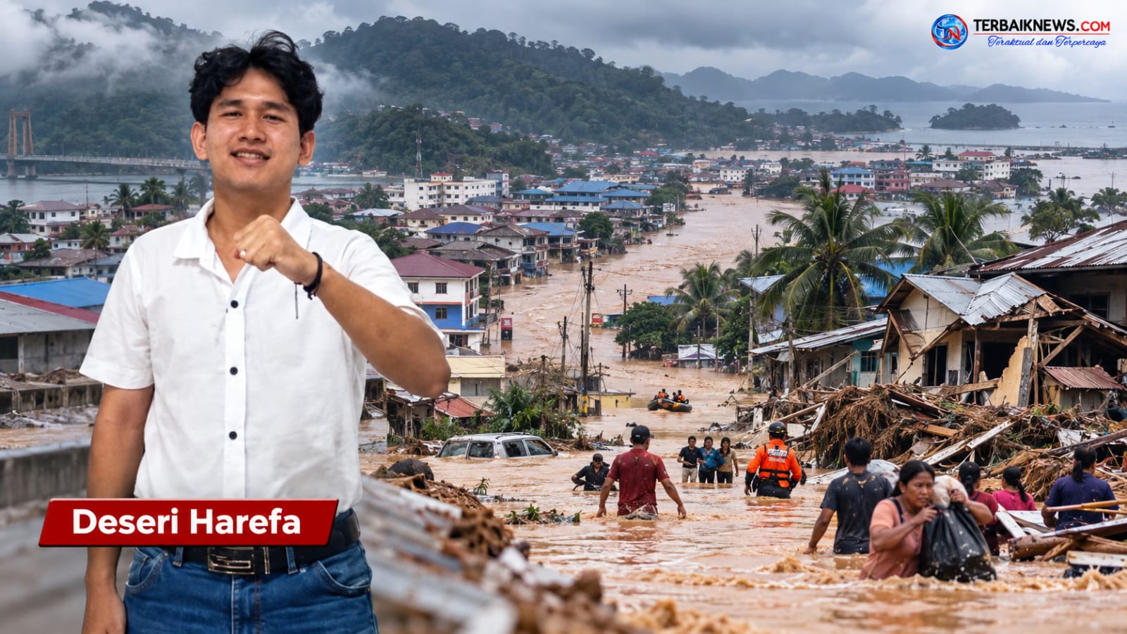 Sibolga Kembali Banjir, Deseri Harefa Desak Pemerintah Bertindak