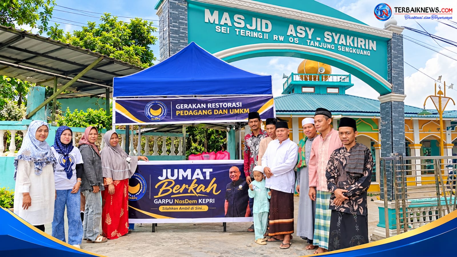 DPW GARPU Kepri Perkuat Kepedulian Sosial, Berbagi Bersama Warga Tanjung Sengkuang Batam