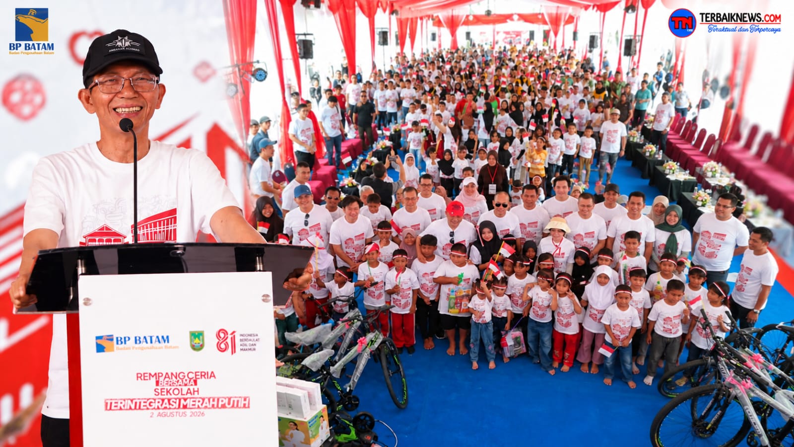 Sekolah Terintegrasi Merah Putih Mulai Dibangun di Rempang, Gratis untuk SD hingga SMA