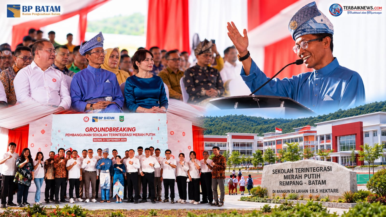 Sekolah Terintegrasi Merah Putih Mulai Dibangun di Rempang, Jadi Harapan Baru Pendidikan Anak Hinterland Batam