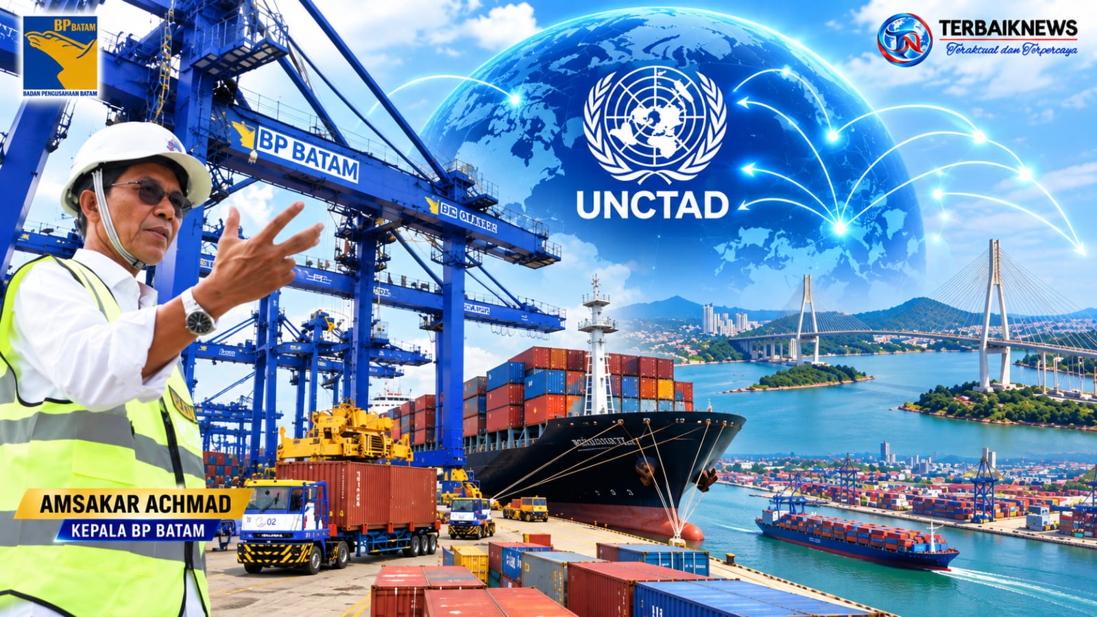 UNCTAD Catat Batam Masuk 10 Besar Pelabuhan dengan Pertumbuhan Konektivitas Tertinggi Dunia