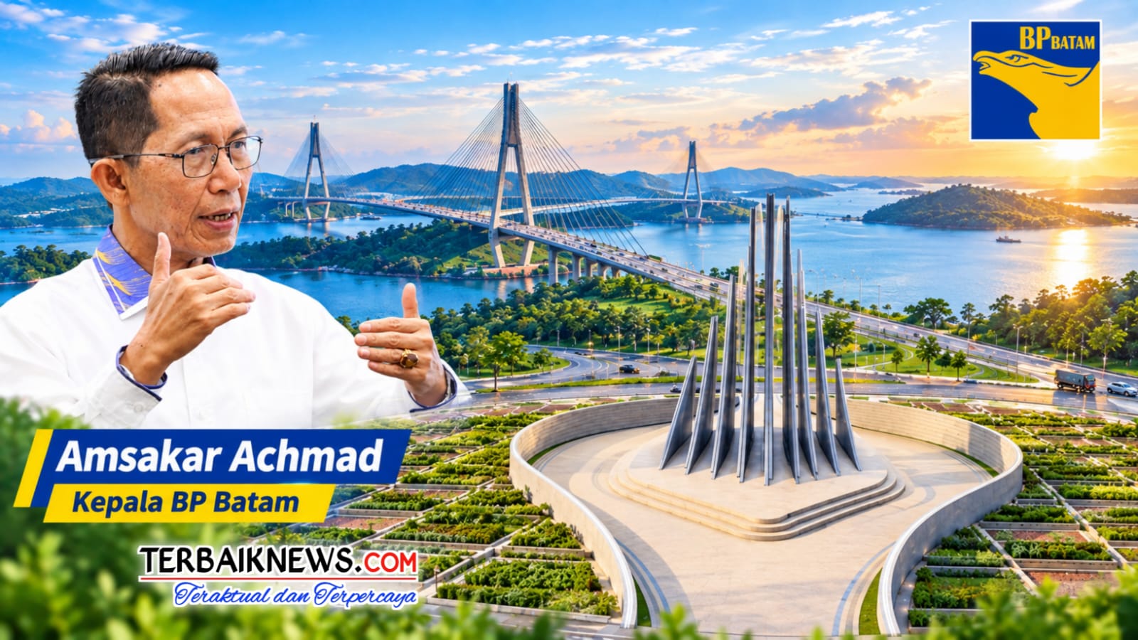 Wajah Simpang Barelang Segera Berubah, Landmark Baru Batam Dibangun di Tembesi