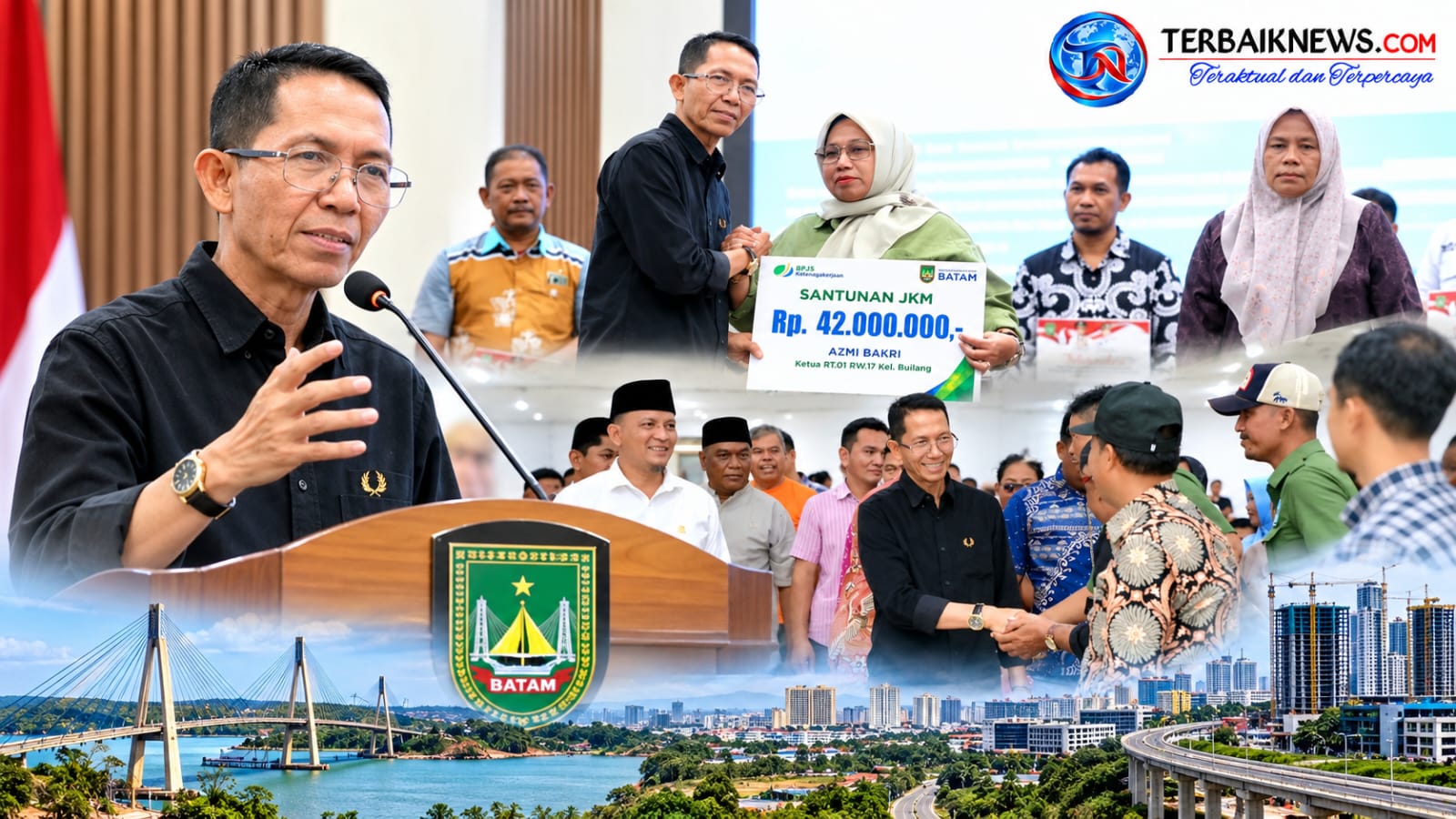 Amsakar Achmad Dorong Kolaborasi Pemerintah dan Masyarakat, Pembangunan Batam Terus Dilanjutkan