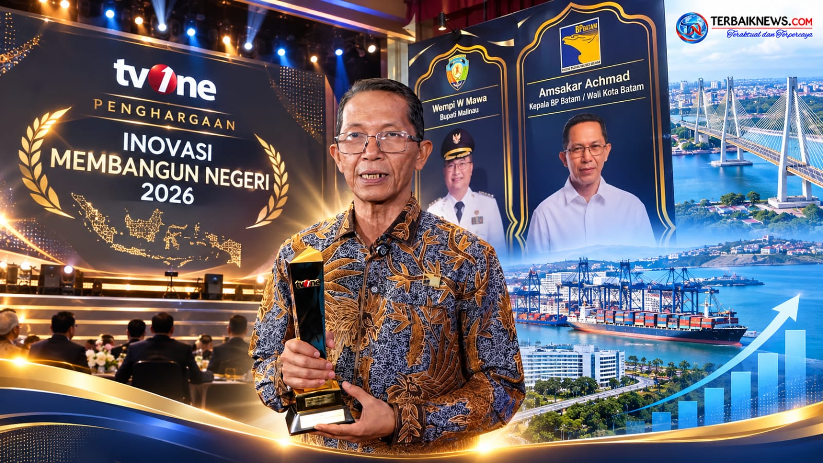 Amsakar Achmad Raih Penghargaan Inovasi Membangun Negeri 2026 dari tvOne
