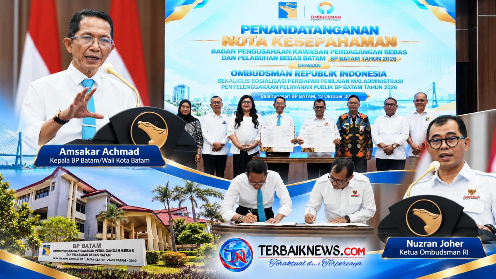 BP Batam Gandeng Ombudsman RI, Perkuat Pengawasan dan Kualitas Pelayanan Publik