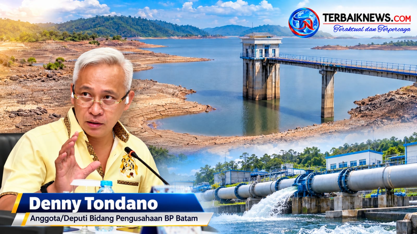El Niño Tekan Waduk Nongsa, BP Batam Perkuat Suplai Air dari Duriangkang